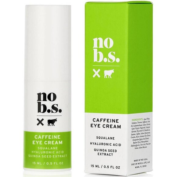 2 TWO New No B.S. Caffeine Eye Cream .5 FL OZ - Picture 1 of 12